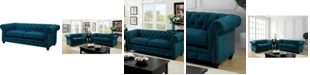 Furniture of America Skyana Upholstered Sofa